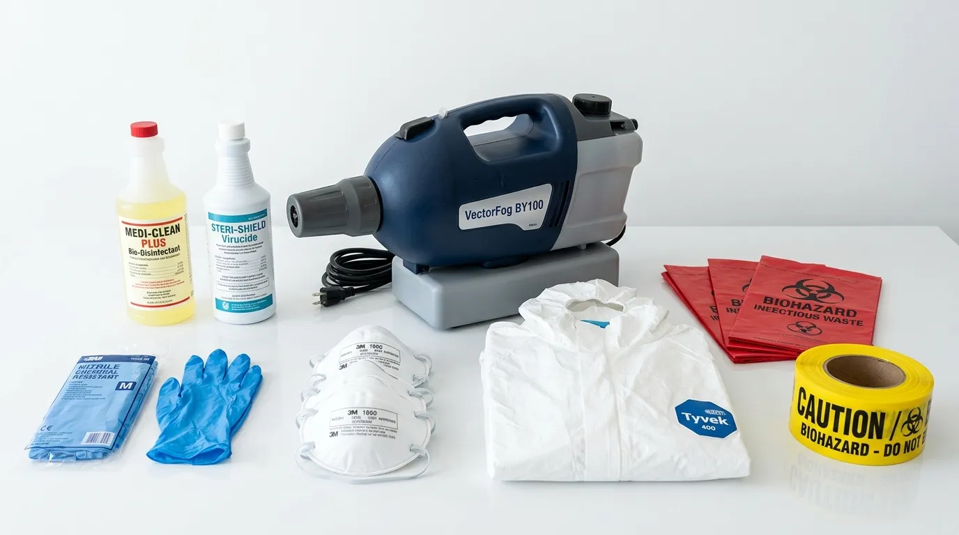 Professional biohazard remediation crew working in Fort Lupton